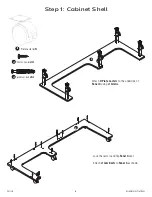 Preview for 6 page of Arrow Christa 1401 Assembly Instructions Manual