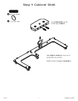 Preview for 7 page of Arrow Christa 1401 Assembly Instructions Manual