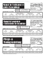 Preview for 2 page of Arrow CLP104BG Owner'S Manual & Assembly Manual