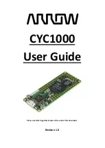 Preview for 1 page of Arrow CYC1000 User Manual