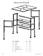 Preview for 3 page of Arrow Dixie 3401 White Assembly Instructions Manual