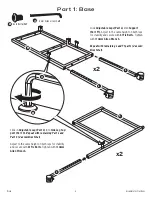 Preview for 4 page of Arrow Dixie 3401 White Assembly Instructions Manual