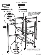 Preview for 6 page of Arrow Dixie 3401 White Assembly Instructions Manual