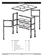 Preview for 2 page of Arrow DIXIE 3401 Assembly Instructions Manual