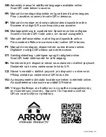 Preview for 2 page of Arrow EH54-A Owner'S Manual & Assembly Instructions