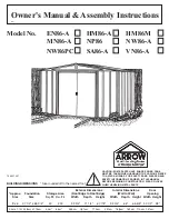 Preview for 1 page of Arrow EN86-A Owner'S Manual & Assembly Instructions