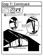 Preview for 43 page of Arrow EZEE SHED EZ10872HVCC Owner'S Manual & Assembly Manual