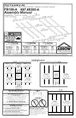 Arrow FB109-A Assembly Manual preview