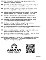 Preview for 2 page of Arrow GS83C Owner'S Manual & Assembly Instructions