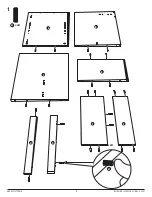 Preview for 5 page of Arrow Hobby Craft Desk X1001 Assembly Instructions Manual