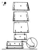 Preview for 6 page of Arrow Hobby Craft Desk X1001 Assembly Instructions Manual