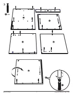 Preview for 7 page of Arrow Hobby Craft Desk X1001 Assembly Instructions Manual