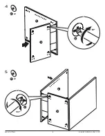 Preview for 8 page of Arrow Hobby Craft Desk X1001 Assembly Instructions Manual