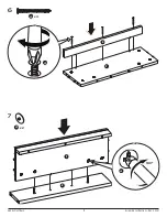 Preview for 9 page of Arrow Hobby Craft Desk X1001 Assembly Instructions Manual