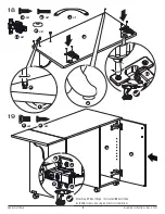 Preview for 15 page of Arrow Hobby Craft Desk X1001 Assembly Instructions Manual