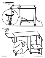 Preview for 16 page of Arrow Hobby Craft Desk X1001 Assembly Instructions Manual