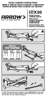 Arrow HTX50 Instructions preview