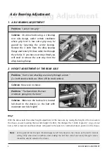 Предварительный просмотр 4 страницы Arrow Kart Owner'S Manual