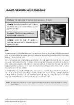 Preview for 5 page of Arrow Kart Owner'S Manual