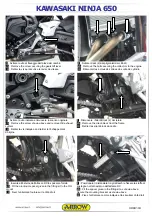 Preview for 3 page of Arrow Kawasaki NINJA 650 Fitting Instructions Manual