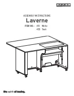 Предварительный просмотр 1 страницы Arrow Laverne 451 Assembly Instructions Manual