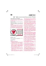 Preview for 2 page of Arrow MAC Manual