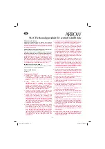 Preview for 38 page of Arrow MAC Manual