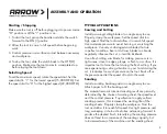 Preview for 9 page of Arrow OSC7900-A Manual