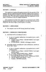 Предварительный просмотр 244 страницы Arrow PA-28R-201 Pilot'S Operating Handbook And Faa Approved Airplane Flight Manual