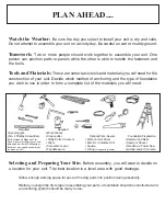 Preview for 3 page of Arrow PC1020 Owner'S Manual & Assembly Instructions