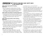 Preview for 8 page of Arrow ROT3200K-A Manual