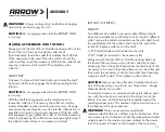 Preview for 13 page of Arrow ROT3200K-A Manual