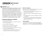 Preview for 14 page of Arrow ROT3200K-A Manual