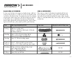 Preview for 15 page of Arrow ROT3200K-A Manual