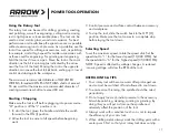 Preview for 17 page of Arrow ROT3200K-A Manual