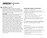 Preview for 36 page of Arrow ROT3200K-A Manual