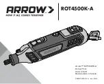 Arrow ROT4500K-A Manual preview