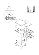 Preview for 3 page of Arrow Shirley Caddy 441 Assembly Instructions Manual