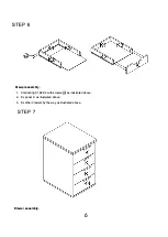 Preview for 8 page of Arrow Shirley Caddy 441 Assembly Instructions Manual