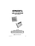 Arrowhead KP600F Owner'S Manual preview