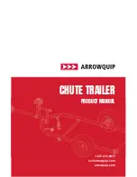 Arrowquip CHUTE TRAILER Product Manual preview