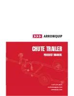 Preview for 1 page of Arrowquip CHUTE TRAILER Product Manual