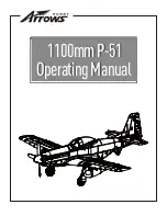 Arrows Hobby 1100mm P-51 Operating Manual preview