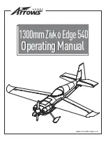 Предварительный просмотр 1 страницы Arrows Hobby Zivko Edge 540 Operating Manual