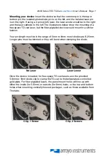 Предварительный просмотр 7 страницы Arroyo Instruments LaserMount 234B User Manual