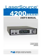 Предварительный просмотр 1 страницы Arroyo Instruments LaserSource 4205 User Manual