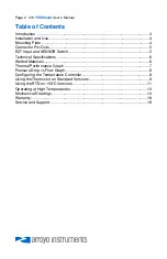 Preview for 2 page of Arroyo Instruments TECMount 274 User Manual