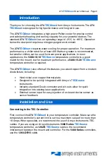 Preview for 3 page of Arroyo Instruments TECMount 274 User Manual