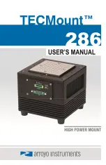 Предварительный просмотр 2 страницы Arroyo Instruments TECMount 286 User Manual