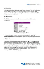 Предварительный просмотр 17 страницы Arroyo Instruments TECPak 585 Series User Manual